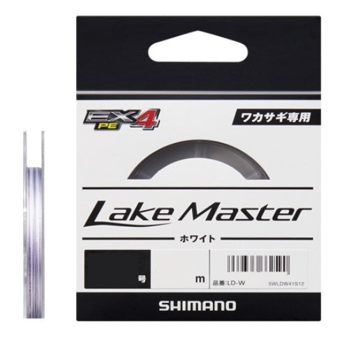 Shimano Line LD-W21S Lake Master PE White 0.25 30m