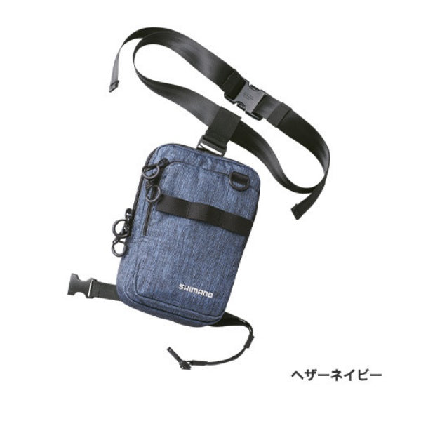 SHIMANO BW-022T Run Gun Leg Bag Heather Navy