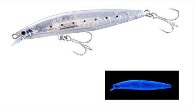 SHIMANO Seabass Lure XM-112U Exsence Strong Assassin 125F Flash Boost 009 T Clear Sardine