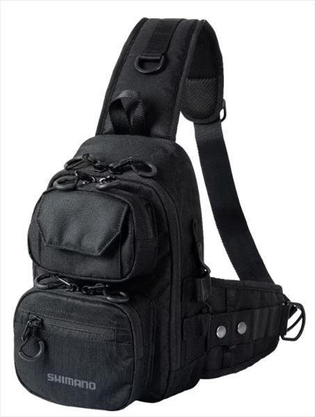 SHIMANO Tackle Bag BS-225W Tough Sling Black S