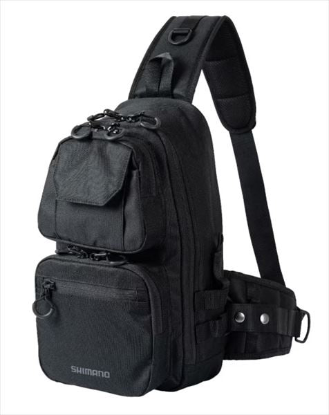 SHIMANO Tackle Bag BS-225W Tough Sling Black M