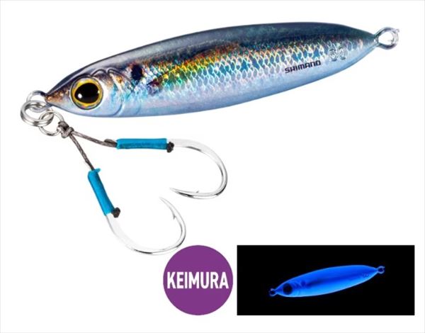 SHIMANO Metal Jig JU-S06W Ocea Flat Light 60g 002 SR Chameleon Horse Mackerel