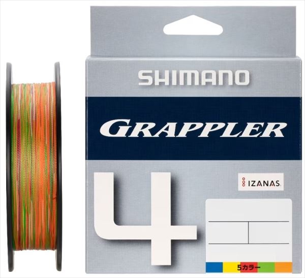 Shimano Line LD-A62W Grappler 4 PE 200m 10mx5 colors No.1