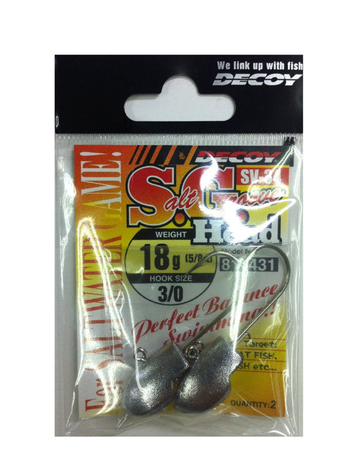 DECOY S.G. Head SV-34 3/0-5/8 (18g)