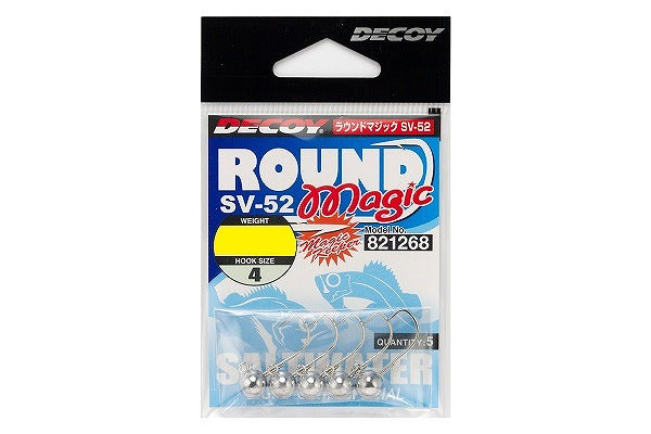 DECOY Jig Head SV-52 Round Magic #4-5g (3/16oz)