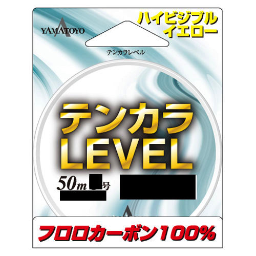 Yamatoyo Tegus Tenkara Level 50m Fluorescent Yellow 3.5