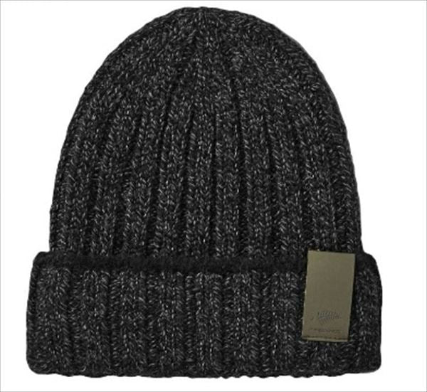 FREEKNOT Winter Hat Y3189 FOURON Fouron Rib Knit Watch 90 Black