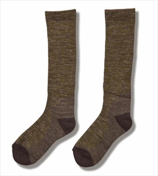 Freeknot Socks Y5119-23-64 Layer Tech Socks Round Toe Olive