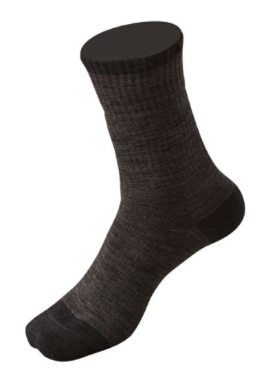 Freeknot Socks Layer Tech Mid Socks Round Toe Black (25-27cm)