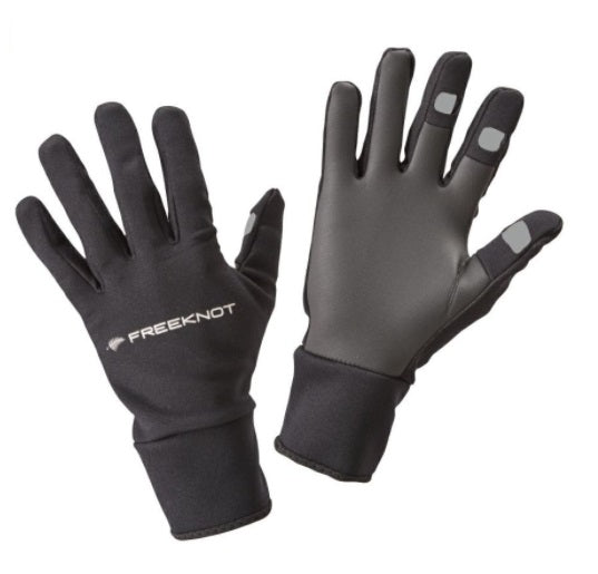 FREEKNOT Cold Weather Gloves FOURON Neoprene Gloves Full Coverage Black M