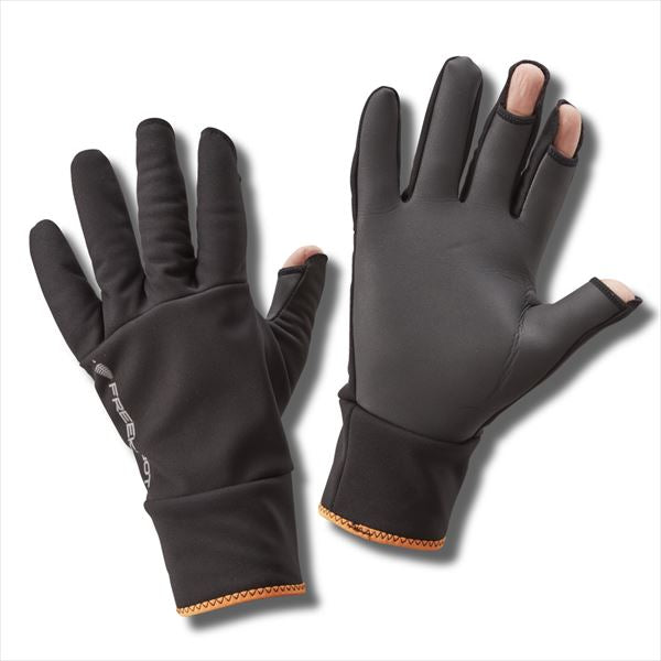 Freeknot Winter Gloves Windshell Gloves 3-Piece Cut Black M