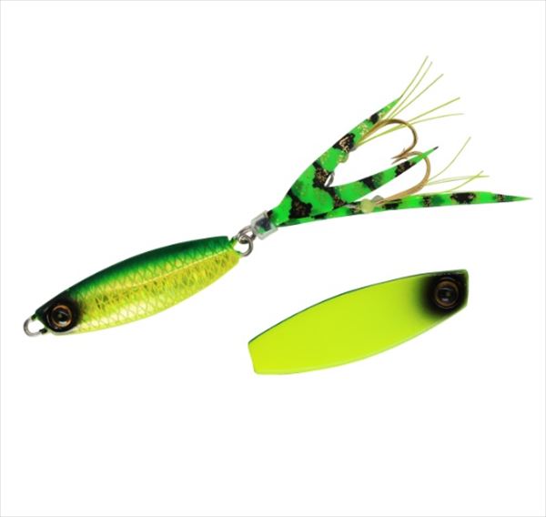 Hayabusa Metal Jig FS442-3-4 Jack Eye, Small Wiggle, Real Fish Scale Chart Midkin/Chart