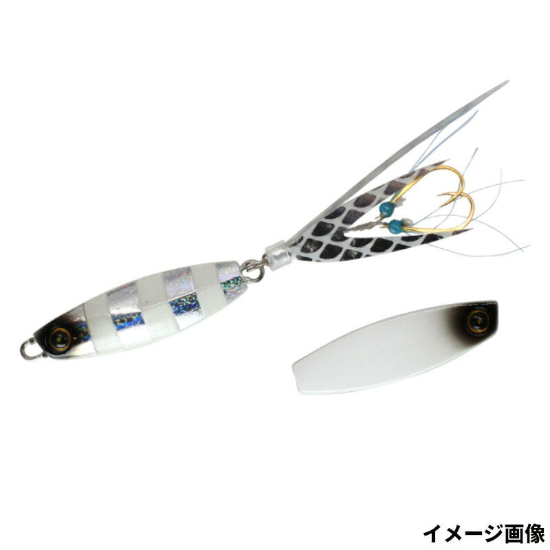 Hayabusa Metal Jig FS442-5-5 Jack Eye Bean Wiggle Silver Blue Luminous Zebra/Blue Luminous