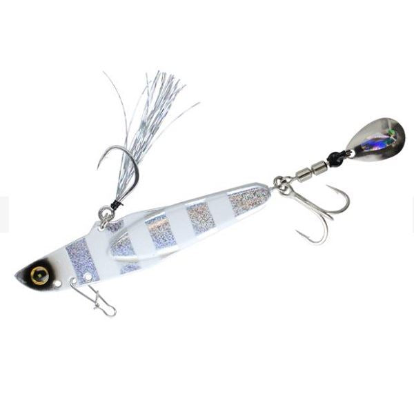 Hayabusa Metal Jig FS449 Jack Eye Makipita 30g 6 Silver Blue Luminous Zebra