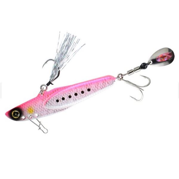 Hayabusa Metal Jig FS449 Jack Eye Makipita 30g 7 Real Fish Scale Pink Sardine Mesh Luminous