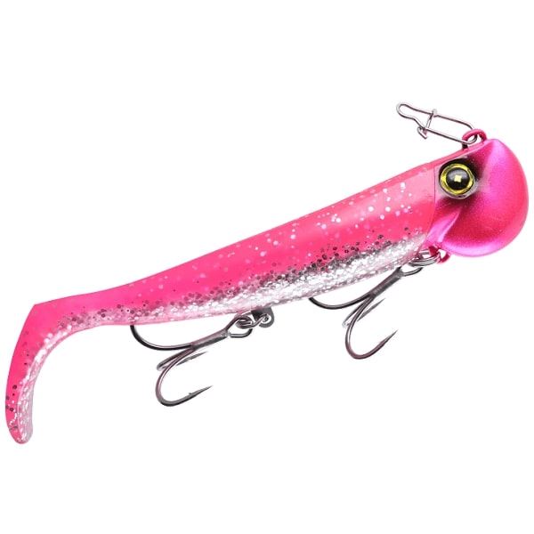 Hayabusa Worm FS447 Jack Eye Blue Shad 30g 2 Keimura Pink Silver