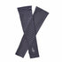 Freeknot UV Stretch Arm Covers for Women, Navy Blue Border, Free Size