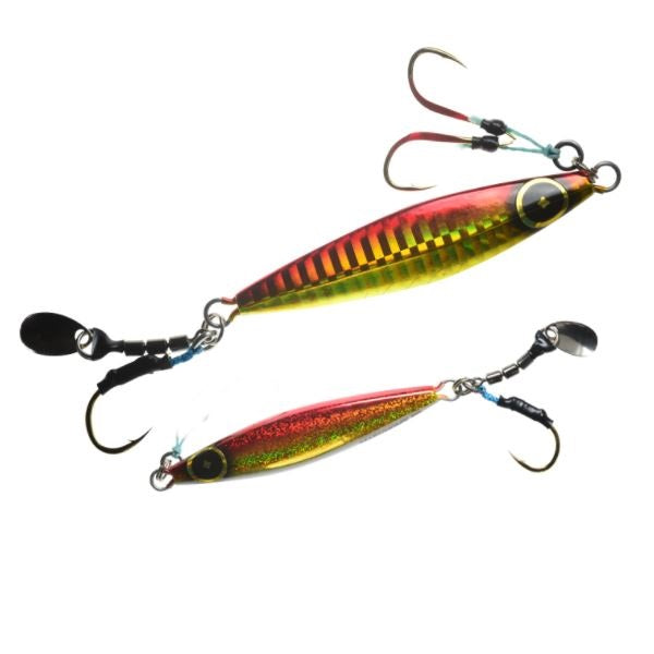 Hayabusa (FINA) Metal Jig FS432 Jack Eye 60g Makinomy Keimura Akakin Blue Glow Berry