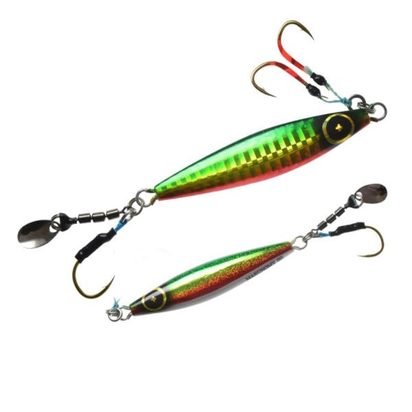 Hayabusa Metal Jig FS432 Jack Eye 60g Makinomy Keimura Akamidkin Blue Glow Berry