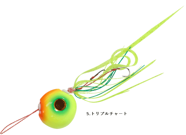 Hayabusa Tairaba Free Slide VS Head+ Complete Model 150-5 Triple Chart