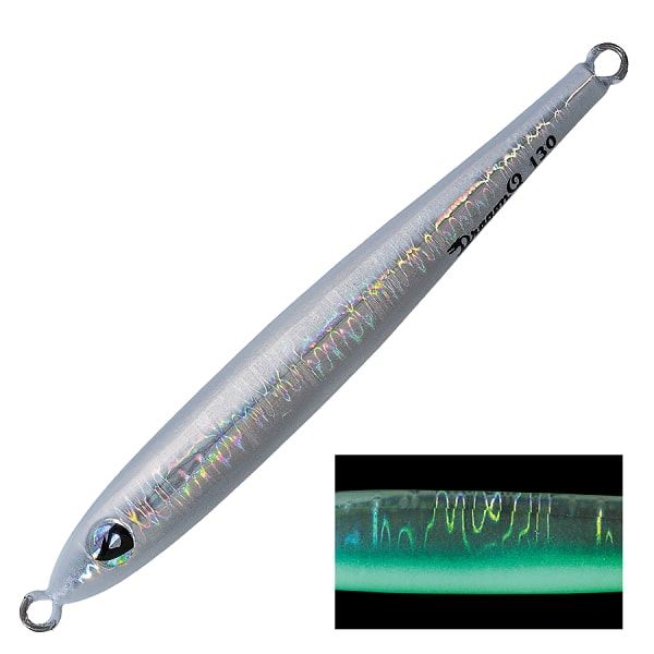 Valley Hill Metal Jig Dragon Q Metal Slim 130g #12 Sabre/W Glow