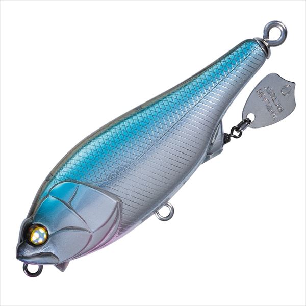 Whiplash Factory Seabass Lure Flatterin' Wire SW 75 FS15MMG Blue Splat *Payment not available in store