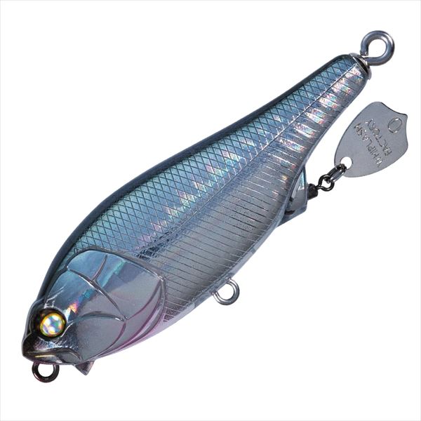 Whiplash Factory Seabass Lure Flatterin Wire SW 75 FS19RHG Trans DS Blue R