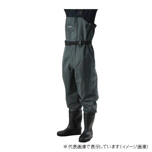 Cross Factor FWA021 Chest High Waders L Charcoal Gray