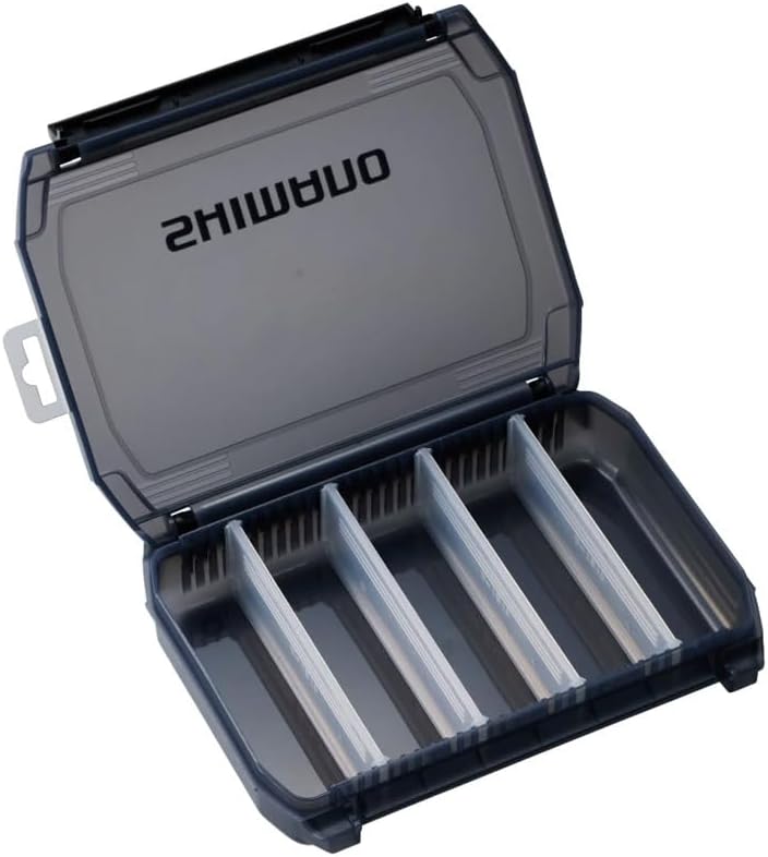 SHIMANO Lure Case CS-212V Lure Case (4 Divider Type) Smoke