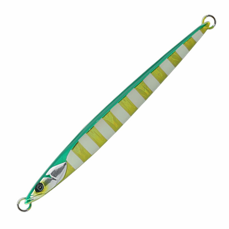 JACKALL Metal Jig Bumblez Jig Semi-Long 180g Sakuramasu Special Gurikin/Glow Stripe
