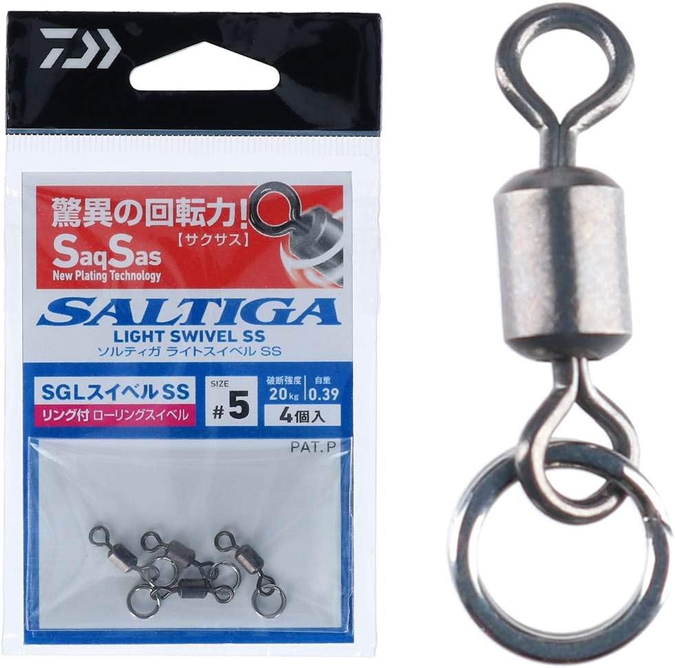 DAIWA Saltiga Light Swivel SS with Ring #5