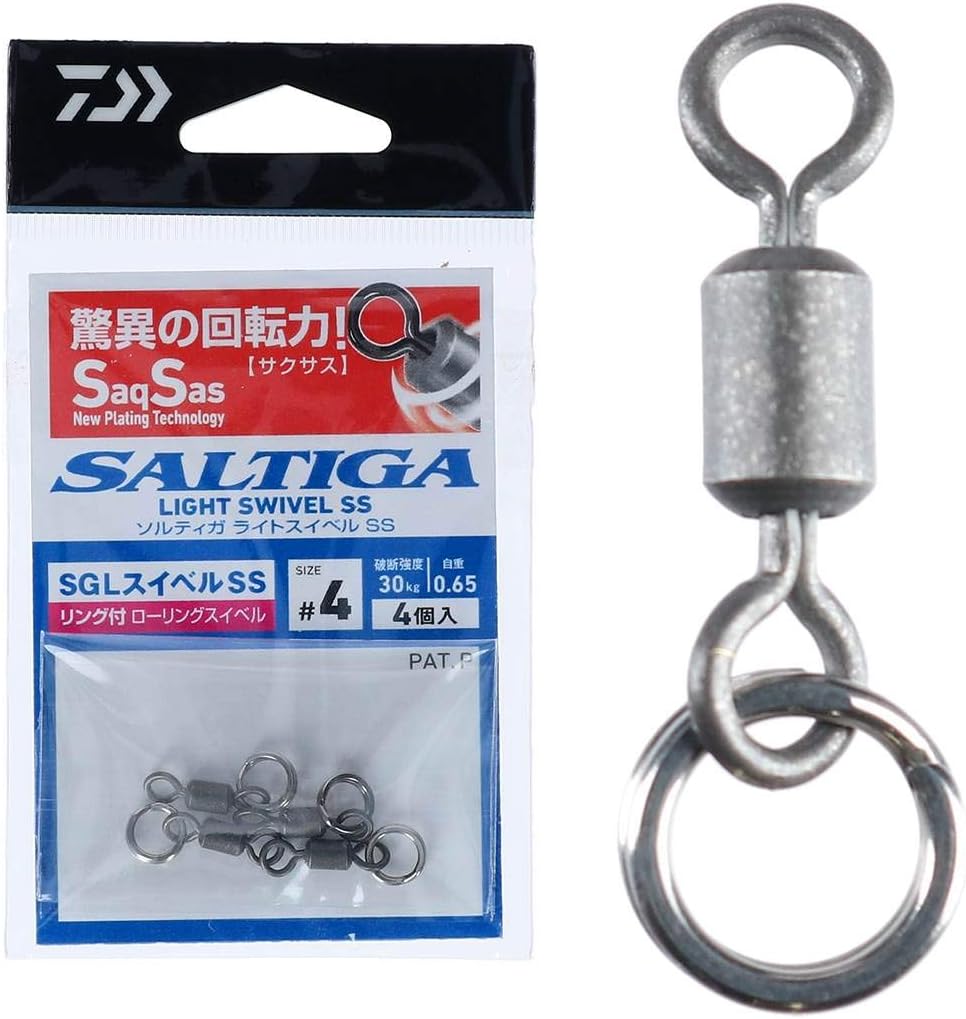 DAIWA Saltiga Light Swivel SS with Ring #4