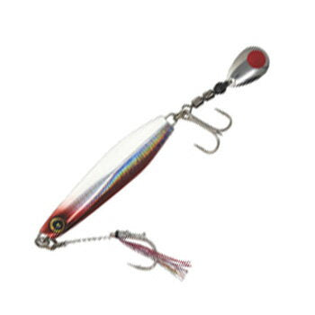 FINA Metal Jig FS417 Jack Eye Makimaki 60g 8 Bleeding Silver