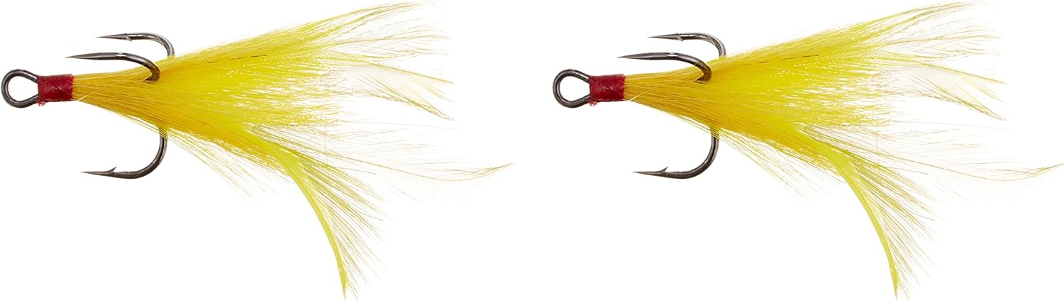 deps Triple Hook Feather Hook #02 Yellow