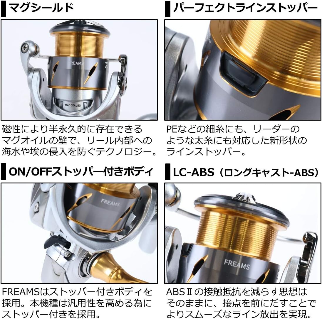 DAIWA Spinning Reel Freems FC LT1000S 2021 Model