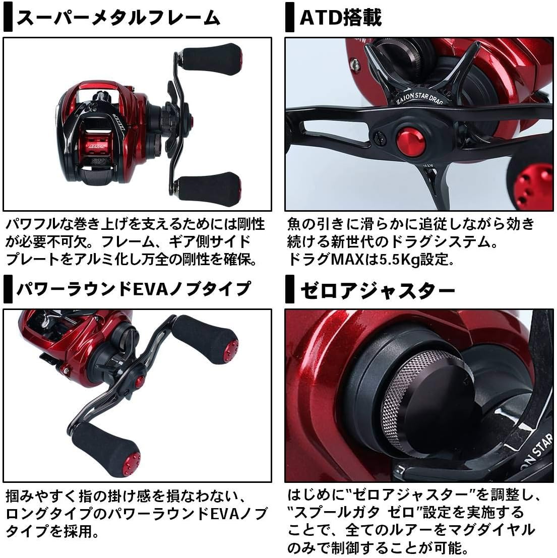 DAIWA Baitcasting Reel HRF PE Special 8.1L-TW 2020 Model (Left-handed)