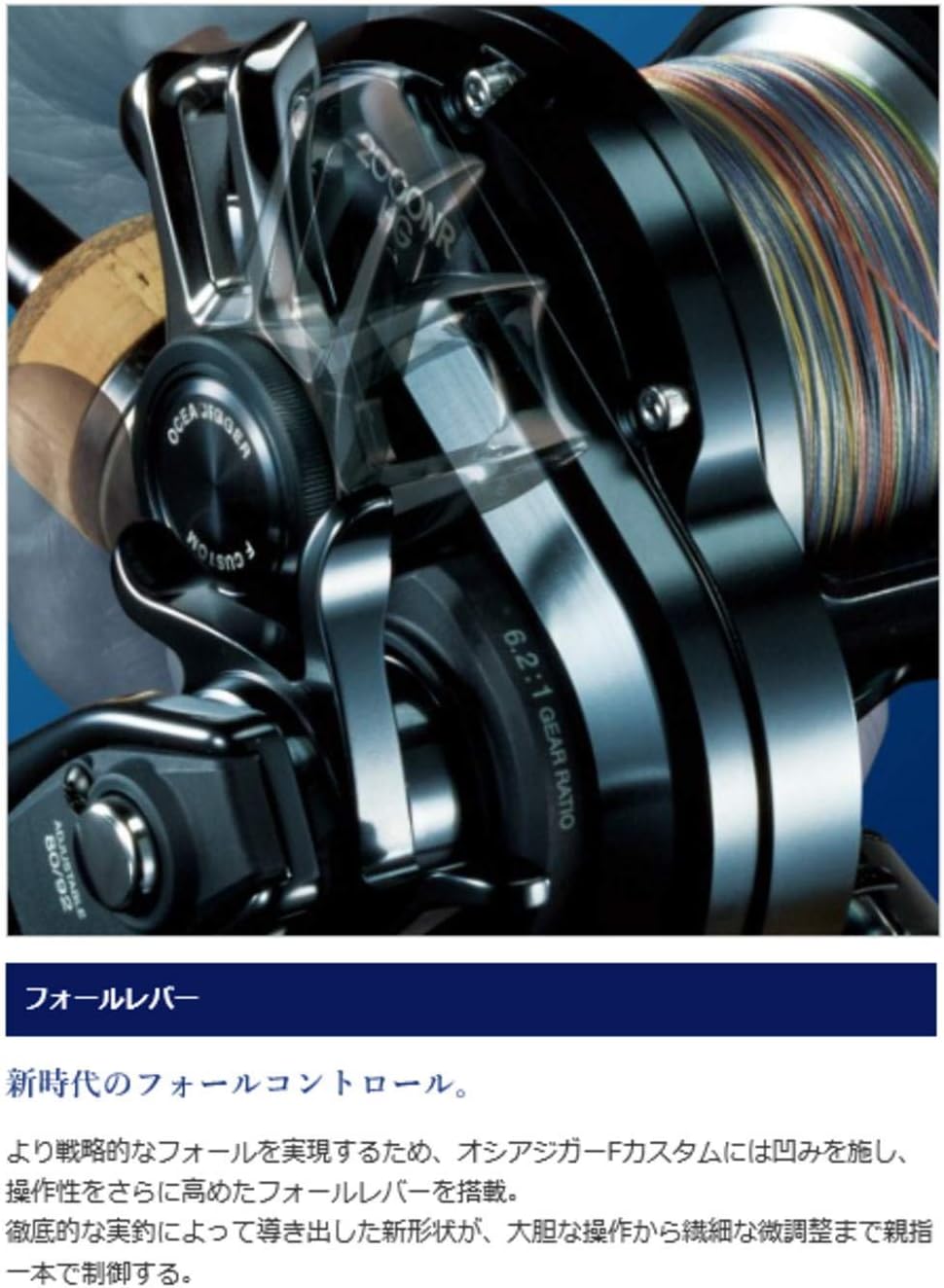 SHIMANO Reel 19 Ocea Jigger F Custom 2000NRHG (right-hand reel)