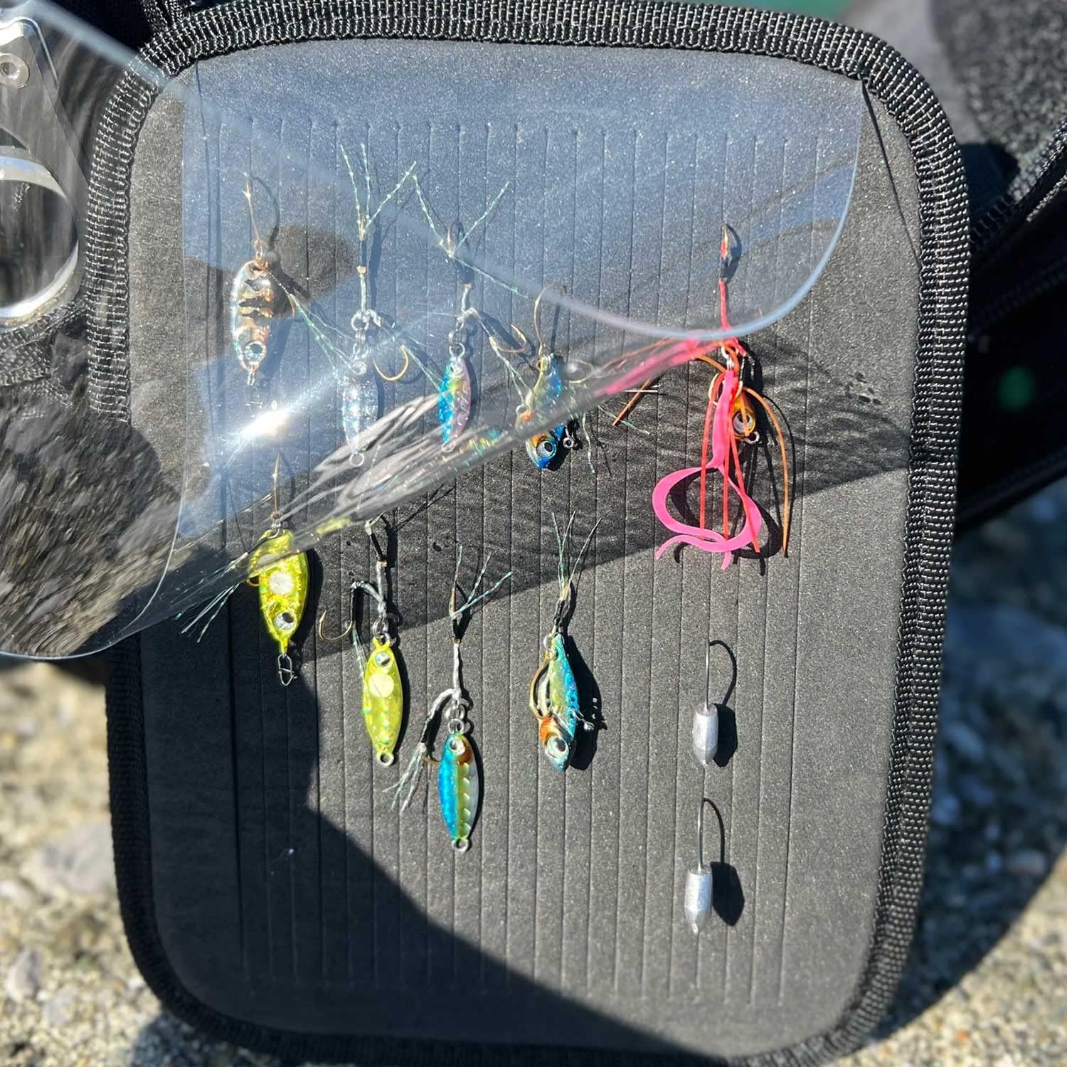 LSD Lure Case Micro Jig Sheet Black