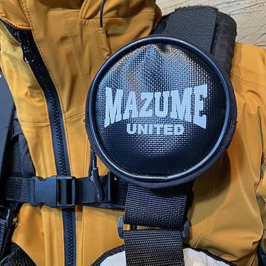 Orange Blue Tackle Bag MZAS-784mazume Leader Pouch Skull m