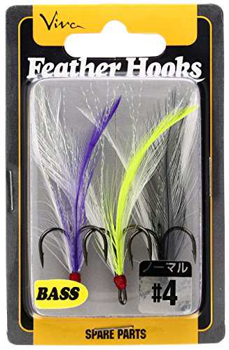 Cormoran Feather Hook #4 FH-2 Natural Color