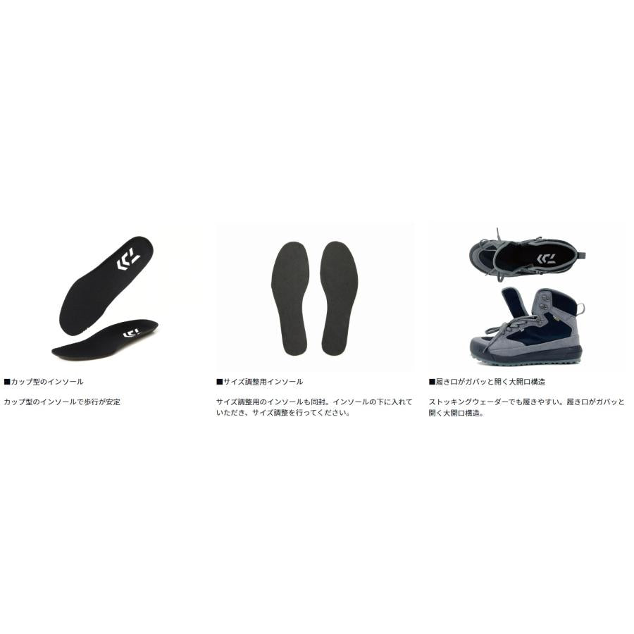 DAIWA Wading Shoes WS-2502C Wading Shoes (Felt Spikes)