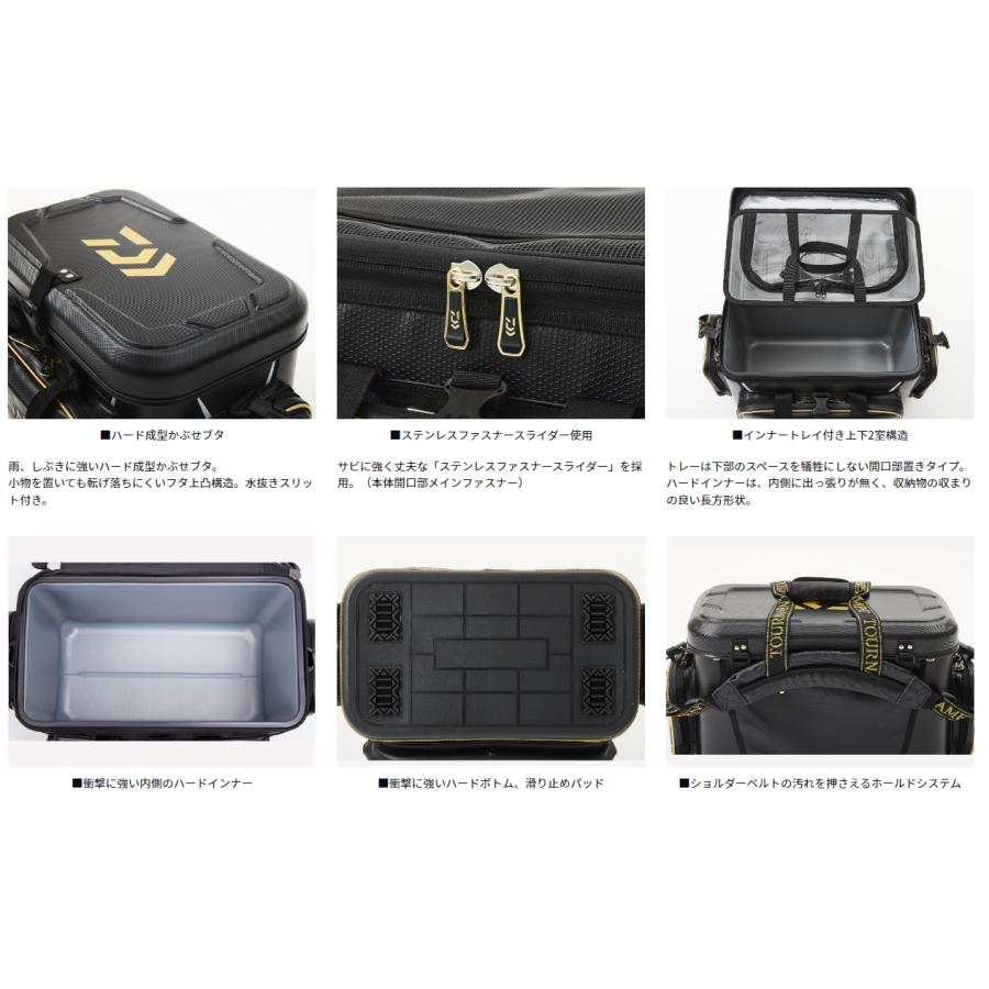 DAIWA Tackle Bag Tournament Cool Bag 38 (D) Gold Black