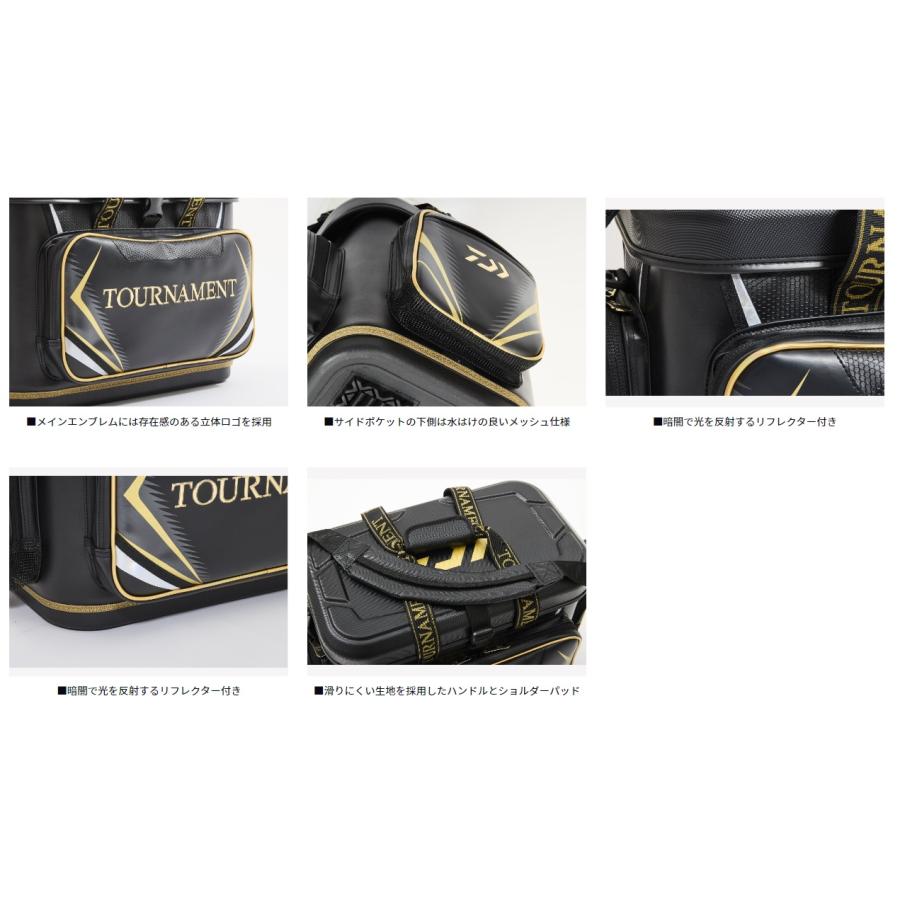 DAIWA Tackle Bag Tournament Cool Bag 38 (D) Gold Black