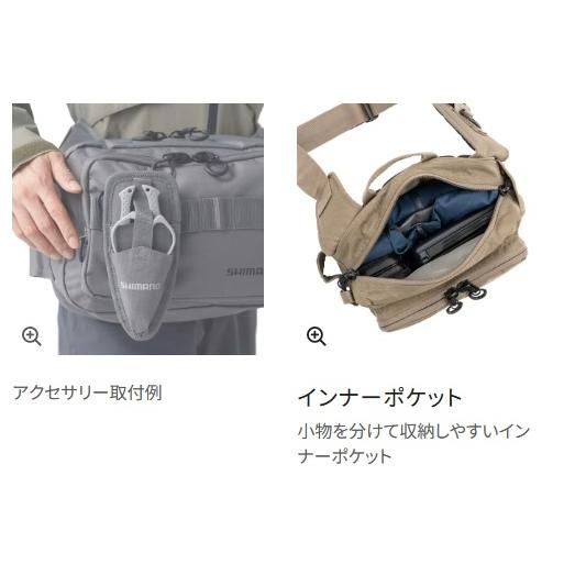 SHIMANO Tackle Bag BS-021T Shoulder Bag Gray