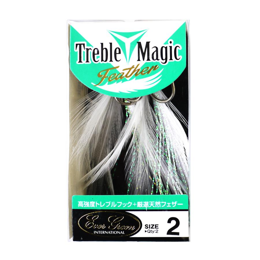 EVERGREEN Treble Magic Feather #2 White