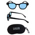 DANG SHADES Dan Shady's Polarized Glasses SELECT Black Soft x Blue Polarized