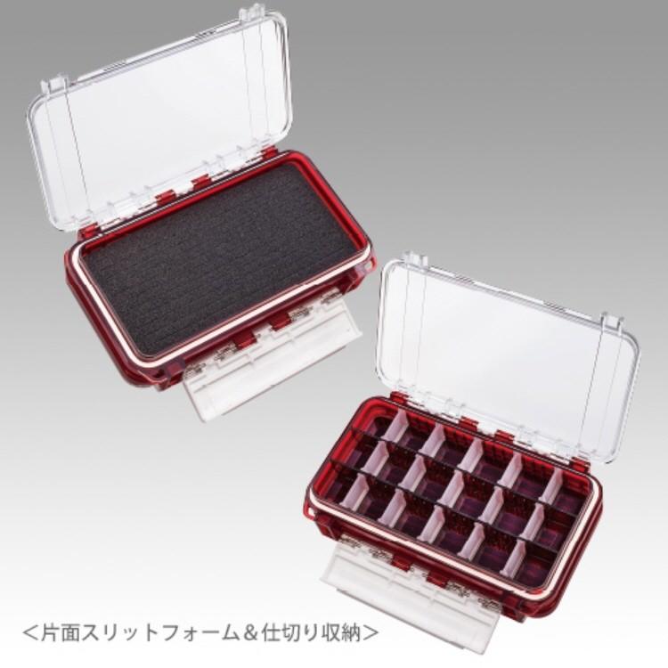 MEIHO Waterproof Case WG-1 Clear Red