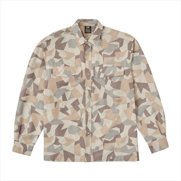 DAIWA Wear DE-8924 Stream Shirt Sand Camo 2XL