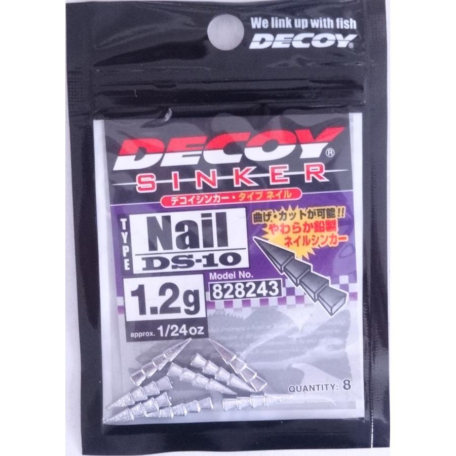 DECOY Sinker DS-10 DECOY Sinker Type Nail #1.2g