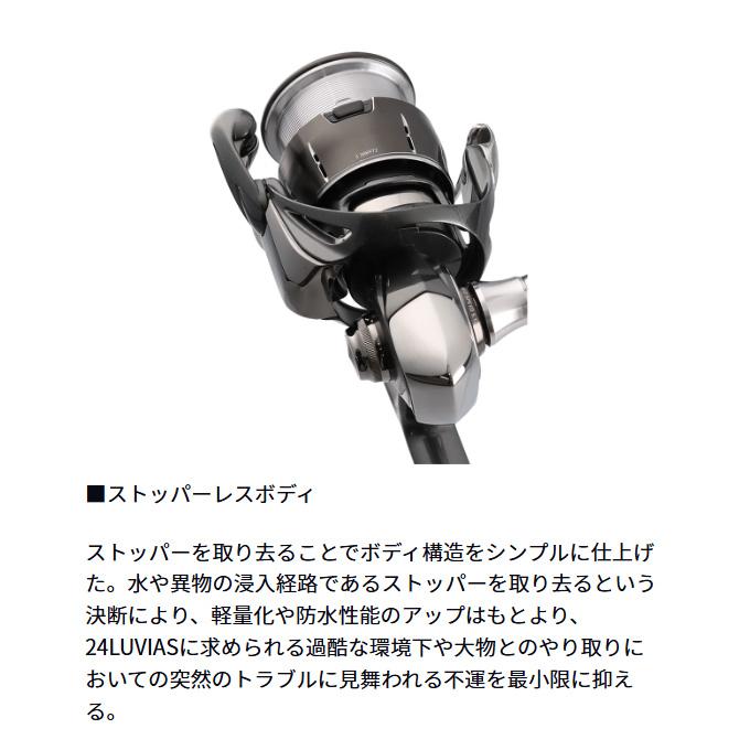 DAIWA Spinning Reel 24 Luvias LT2000S-P